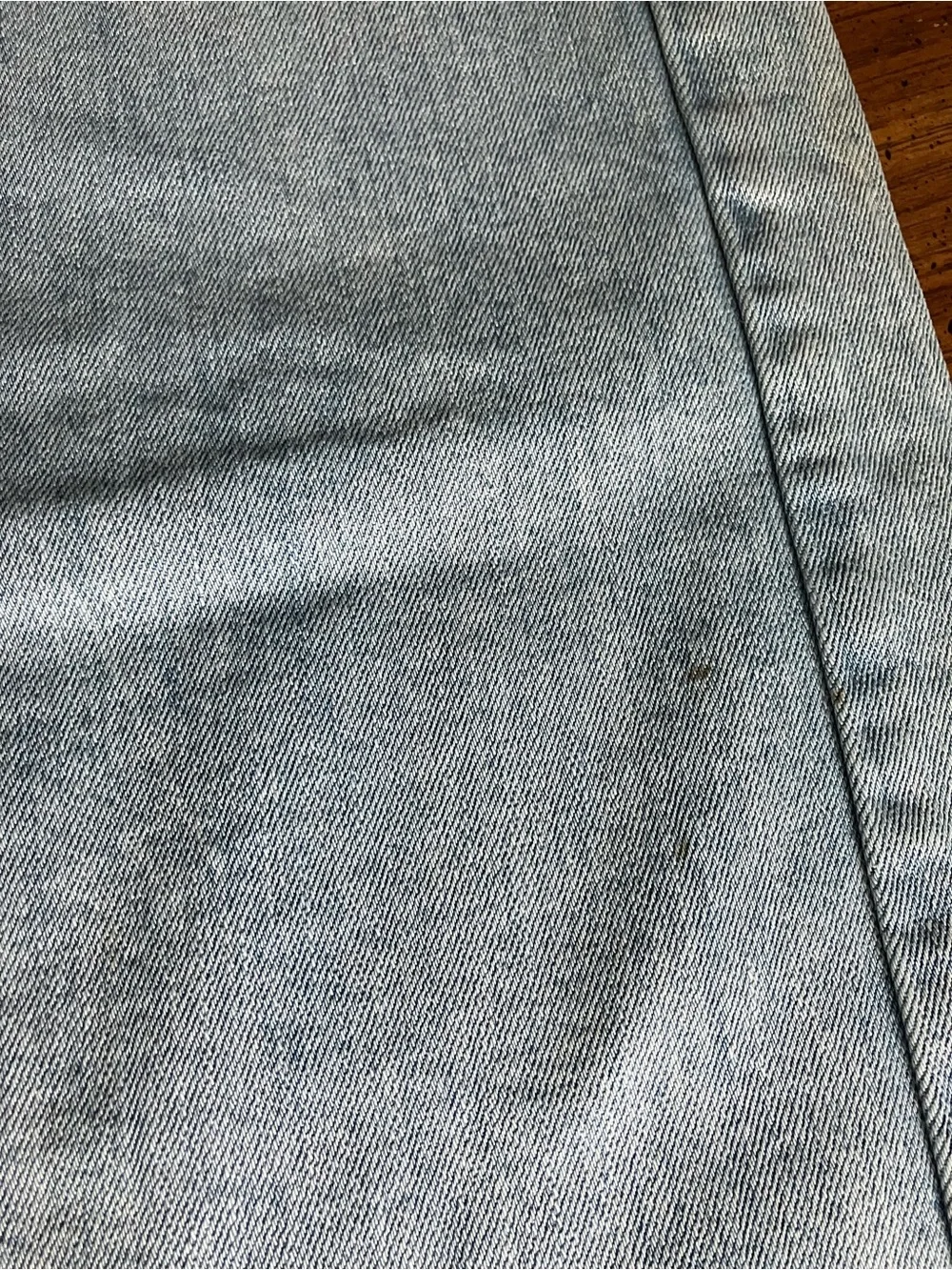 Levis Jeans Mens 31x32 (33x31) 527 Boot Cut Western Cowboy Light Wash Blue Denim